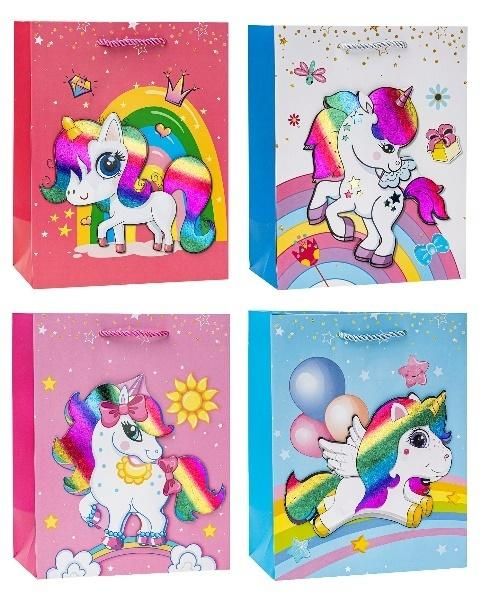 Torebka dziecięce Pop-Up 3d 18x23x8cm mix Rozette - artykuł papierniczy