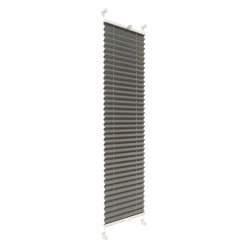 Roleta plisowana Basic 1012 Srebro 56 x 140 cm ciemnoszara