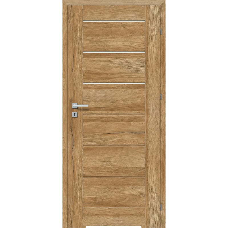 Drzwi wewnętrzne łazienkowe Tabas Dąb Grenada 90 prawe