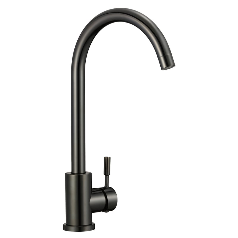 Bateria kuchenna Boco czarna błysk z wylewką U Kuchinox