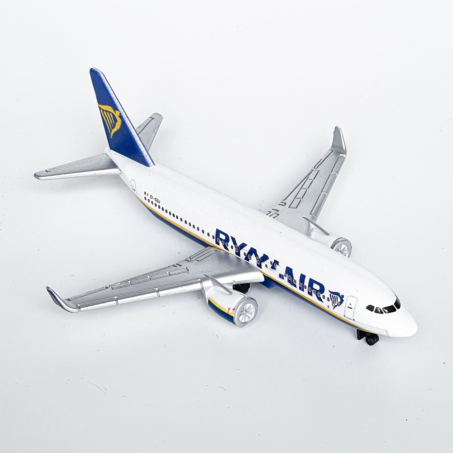TEMU Airplane Model, Model Samolotu z Odlewu Metalowego, Idealny do Kolekcjonowania i Prezenty Świąteczne.