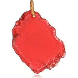 Duży Agat Wyjątkowy Wisiorek Złote Srebro Unikat