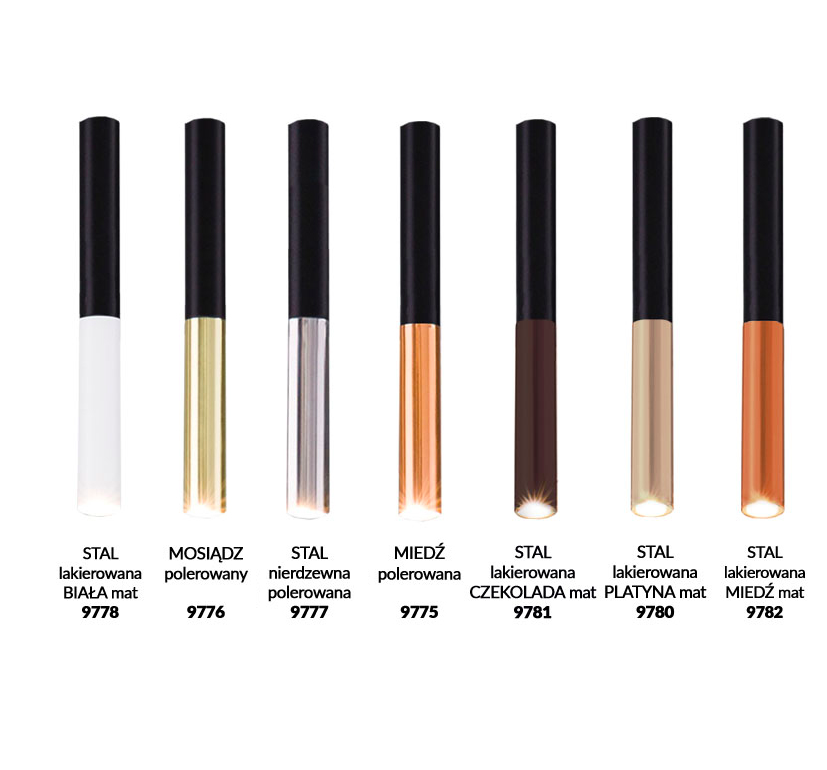 Srebrne wykończenie lampy Sukomo 9777 z nierdzewnej stali