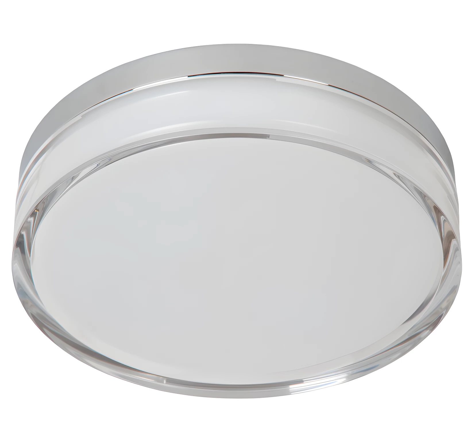 Plafon łazienkowy Plano 23 LED w kolorze srebrnym z regulacją barwy światła i klasą szczelności IP44