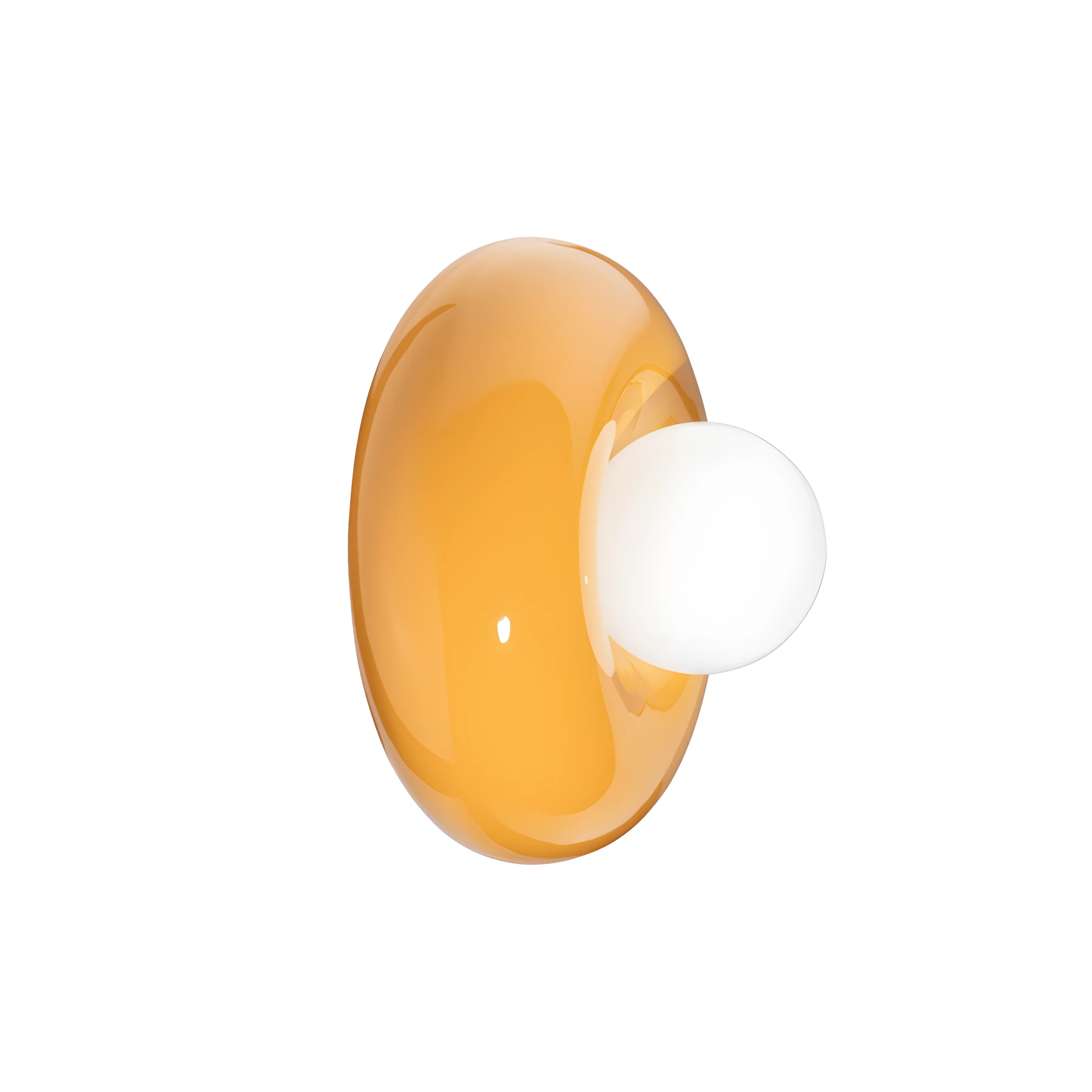 Żółty plafon ceramiczny Bumbum