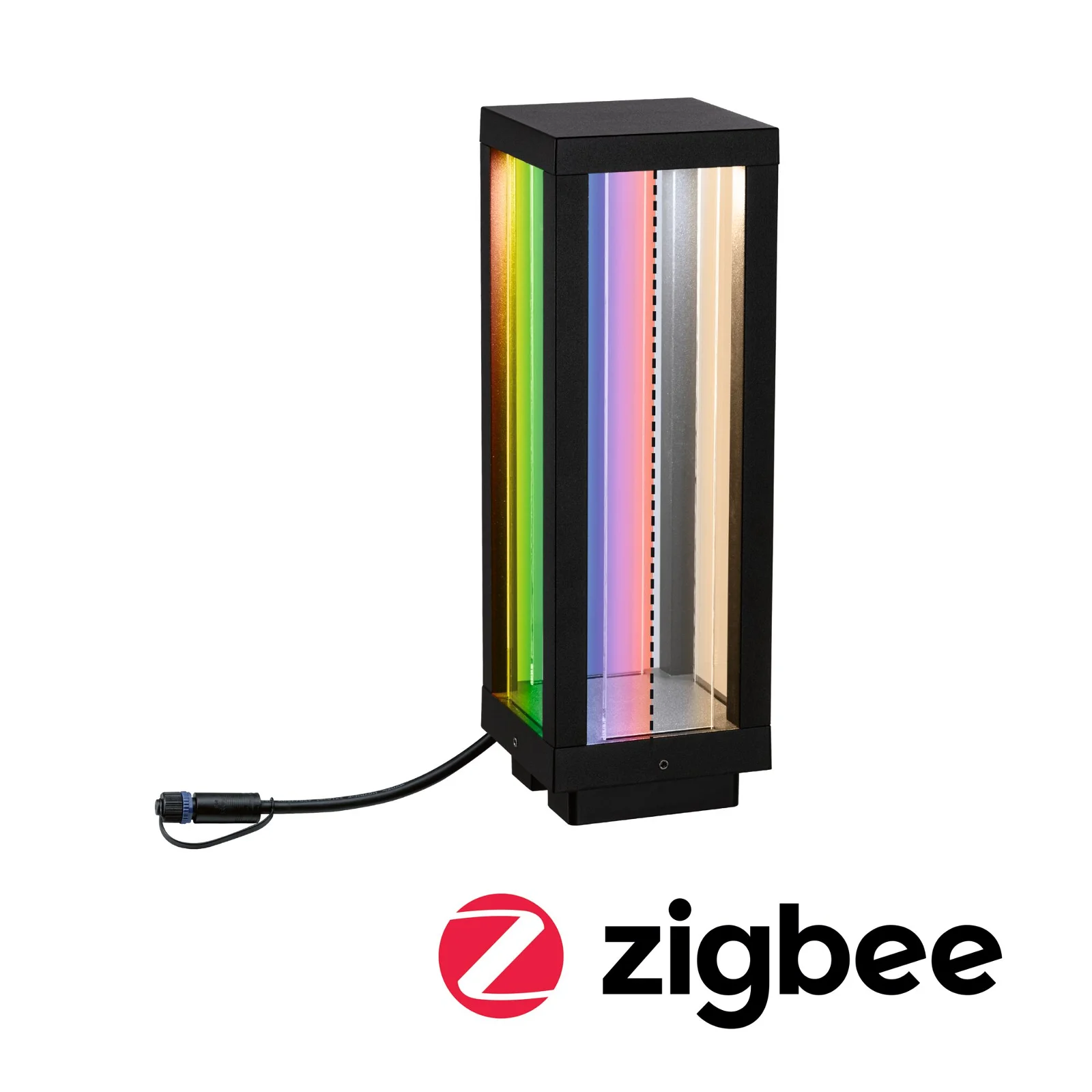 Lampy Paulmann Ogrodowa latarnia Classic Plug&Shine z funkcją RGB i klasą ochrony IP44