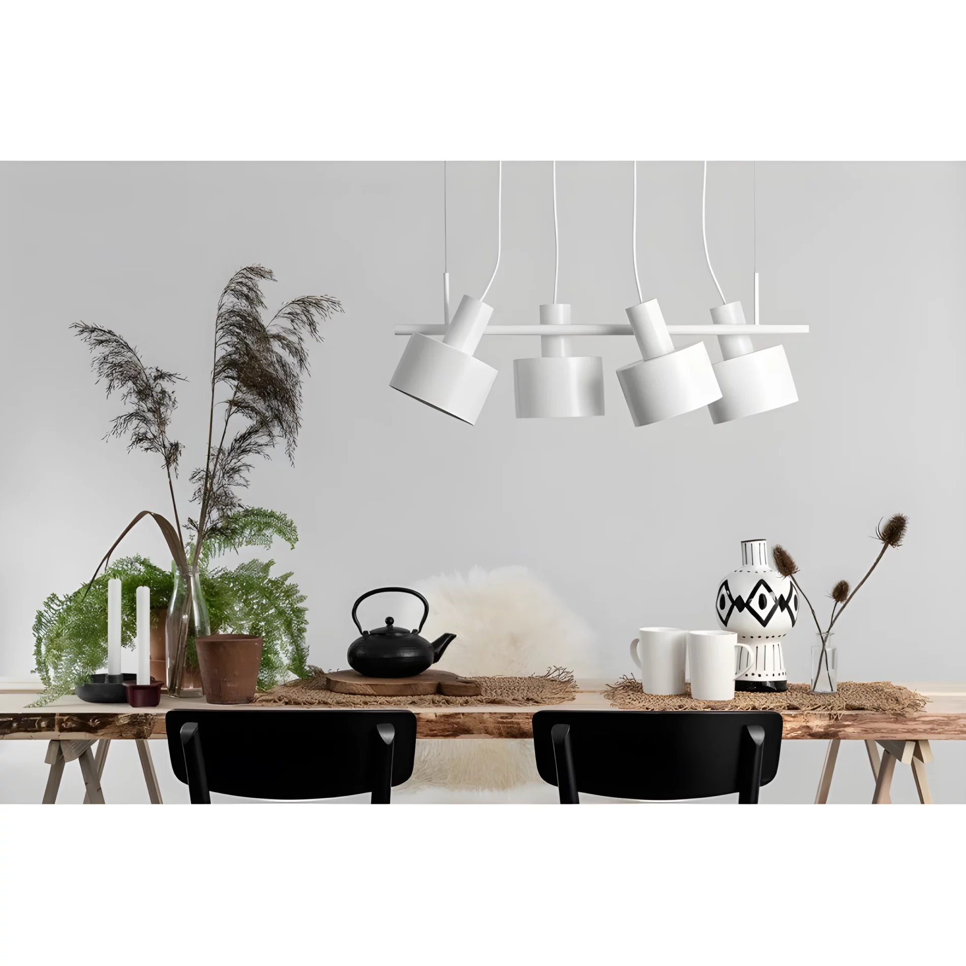 Lampa wisząca Enkel do pięknej jadalni nad stół
