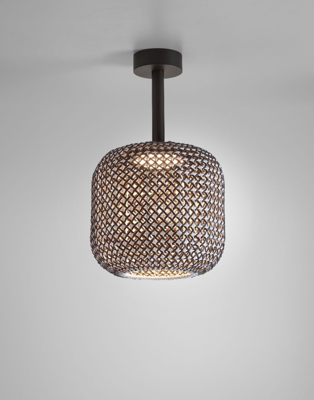 Lampy Bover Brązowa lampa sufitowa Nans PF/31 Outdoor