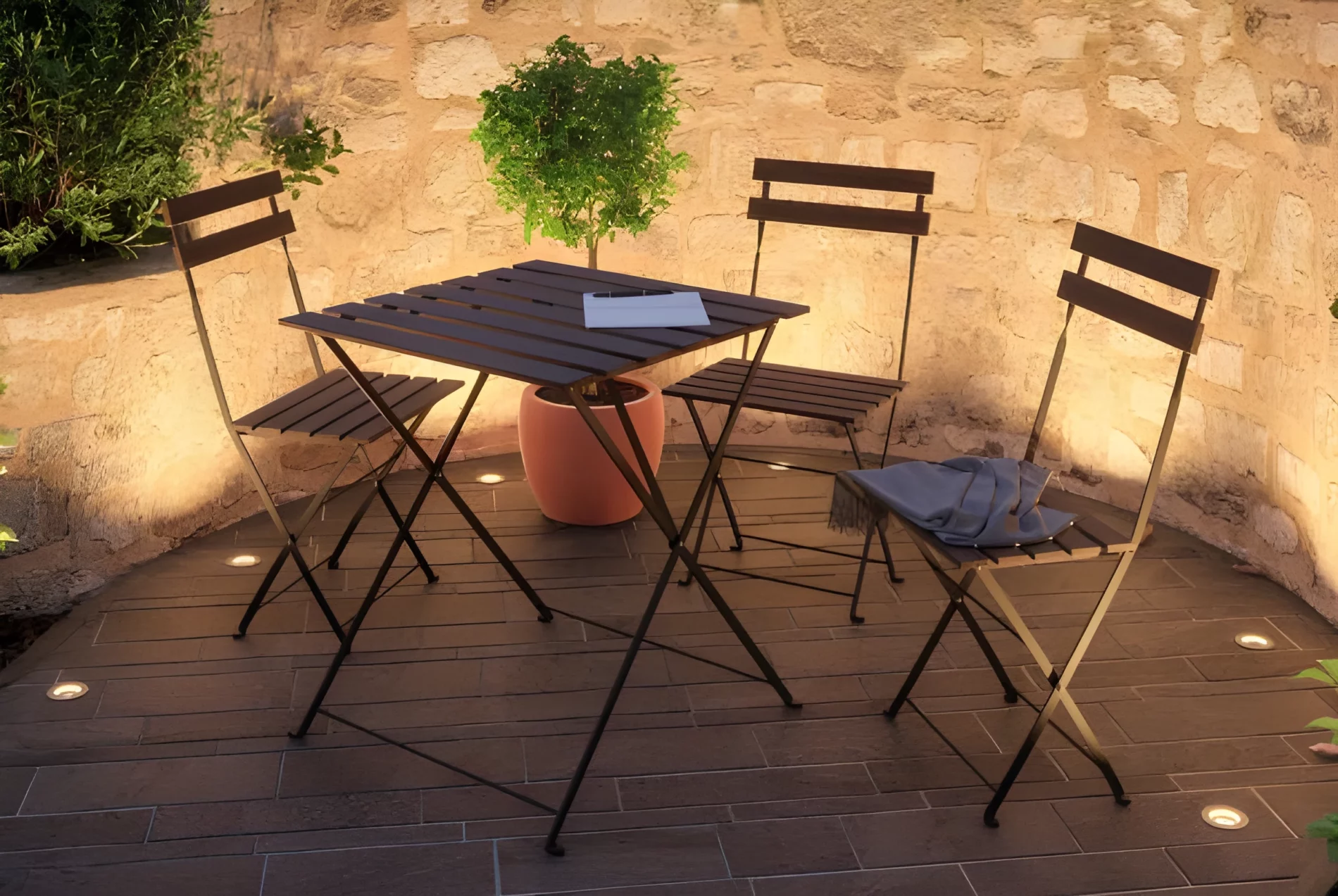 Paulmann Oczko Floor Mini na taras i do ogrodu