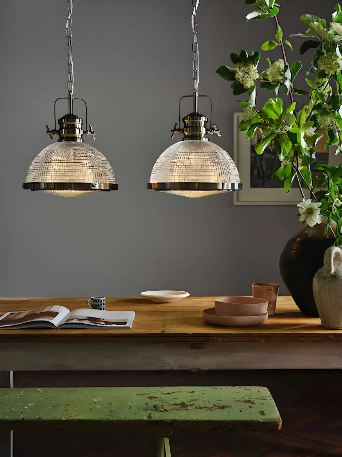 Lampa wisząca Peyton nad stół w jadalni