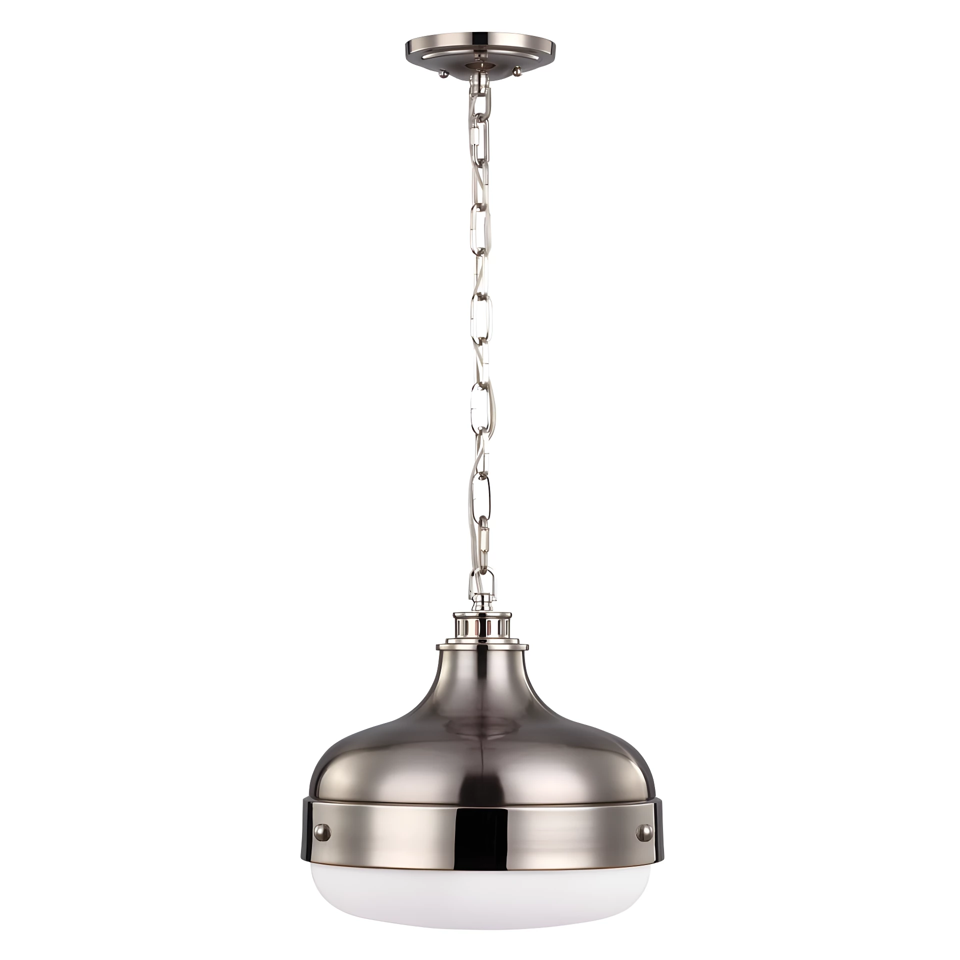 Wisząca stalowa lampa Locus nad stół do jadalni - retro
