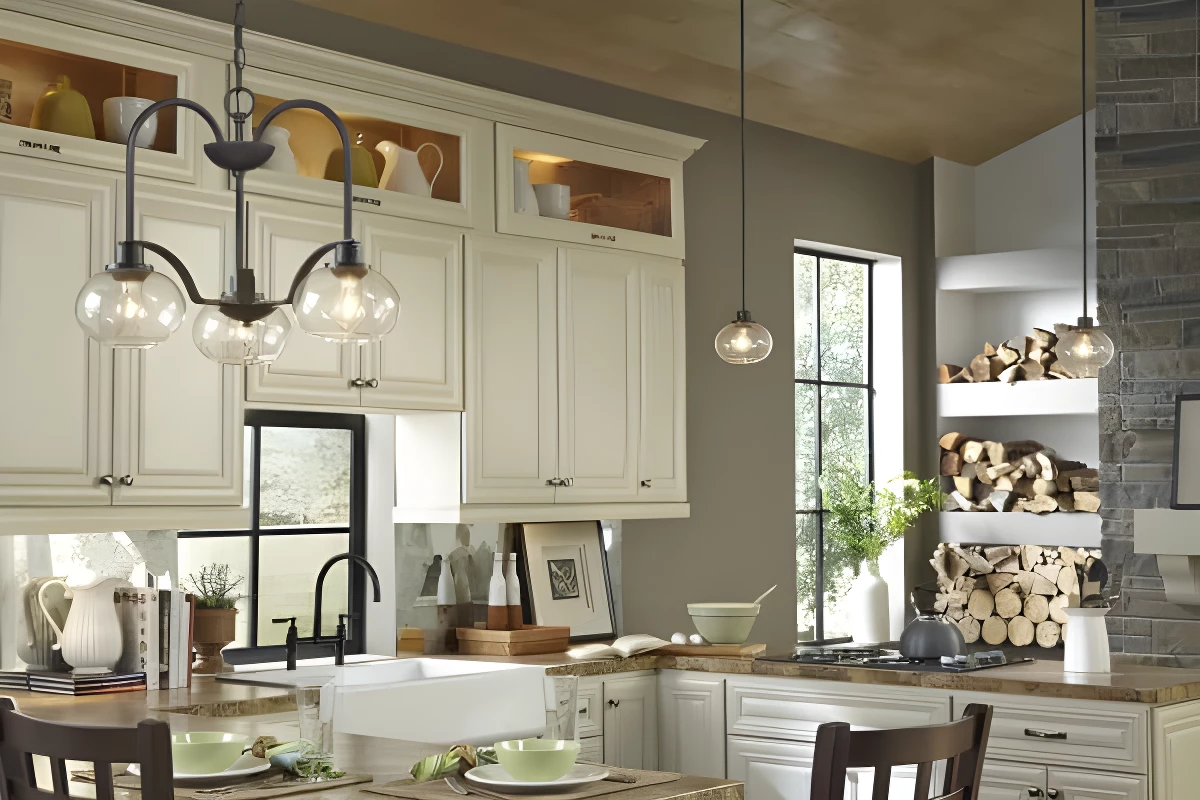 Lampa wisząca Trilogy - kolor brązowy, transparentny - QZ/TRILOGY/MP