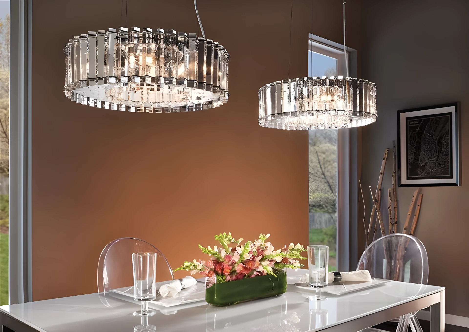 Lampa wisząca Crystal - KL/CRSTSKYE/P/A