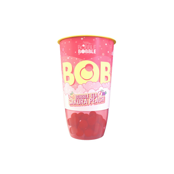 Bubble tea BOB Sakura Peach, 360 ml