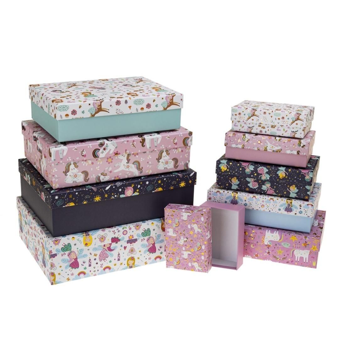 Pudełko prezentowe 10szt mix Rozette - artykuł papierniczy