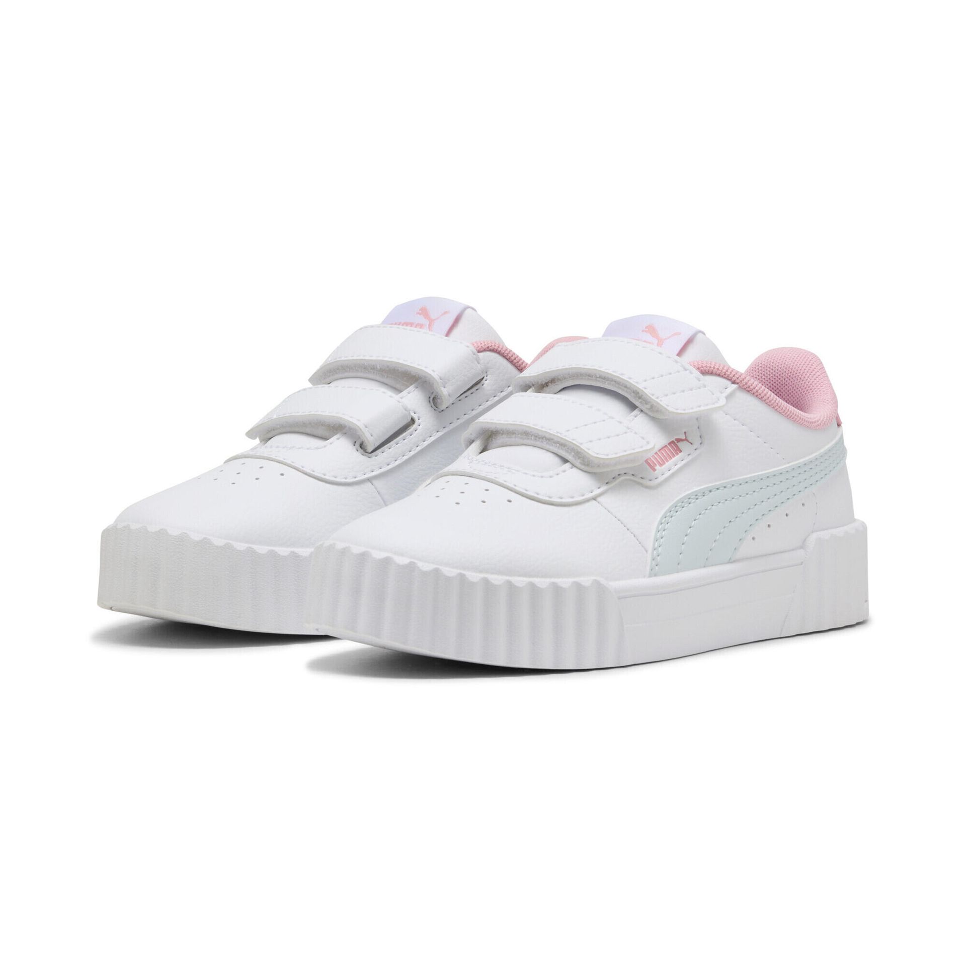 Dziecięce sneakersy Carina 3.0 PUMA White Sea Glass Blue