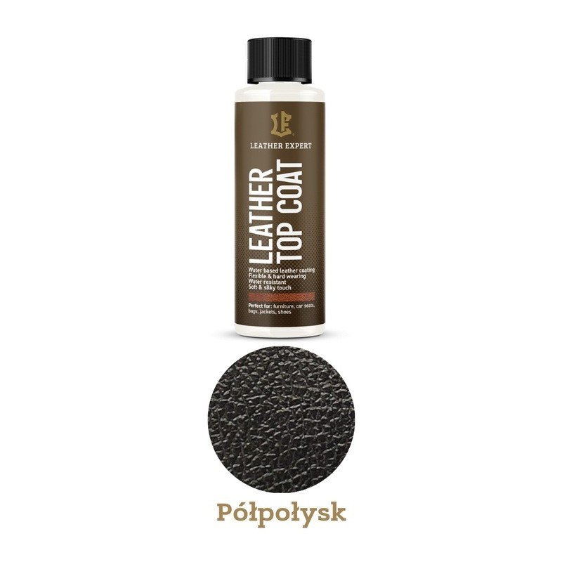 Lakier bezbarwny do skóry 500ml półpołysk LE-17-TCSG500