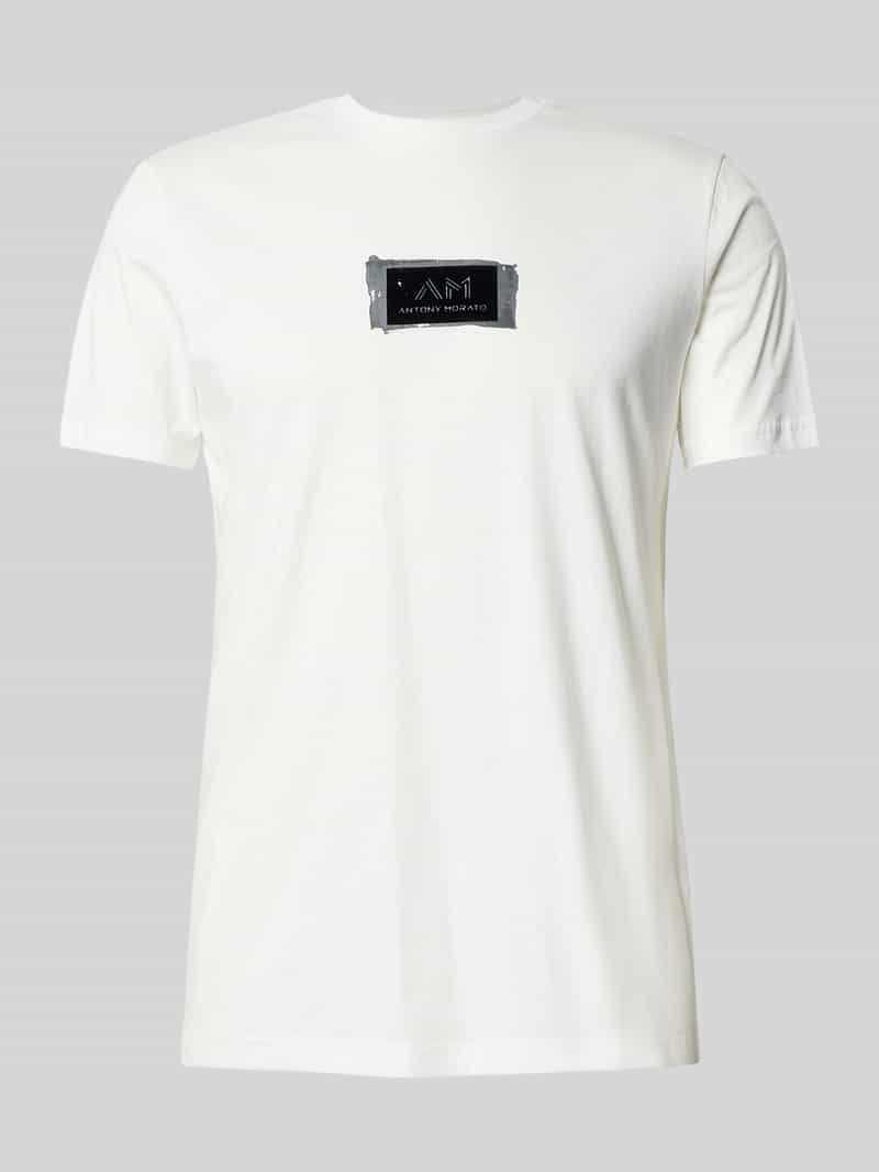 T-shirt z nadrukiem z logo