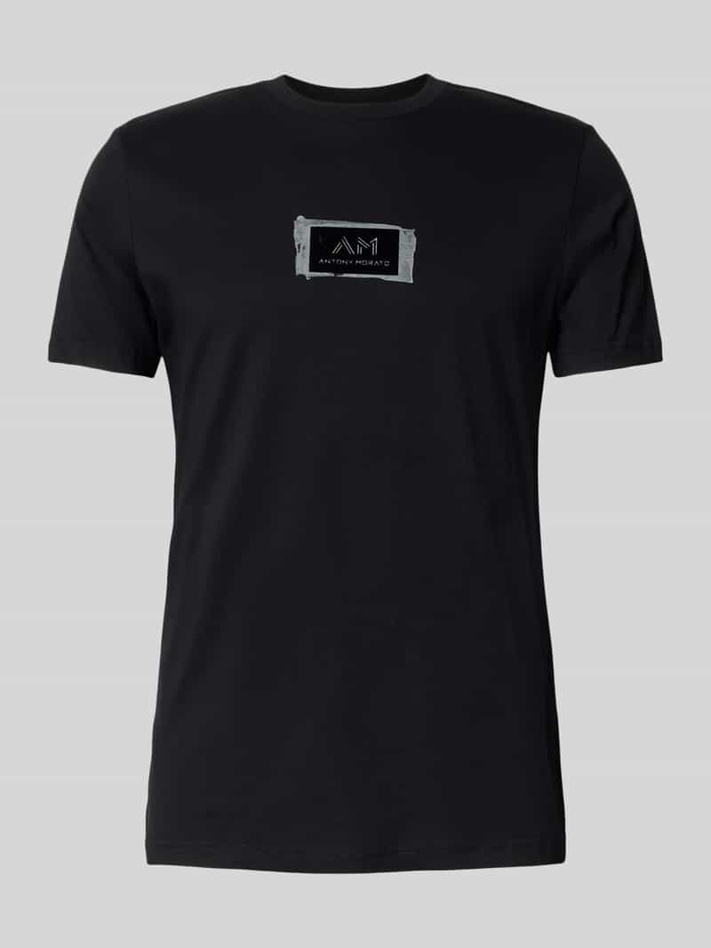 T-shirt z nadrukiem z logo