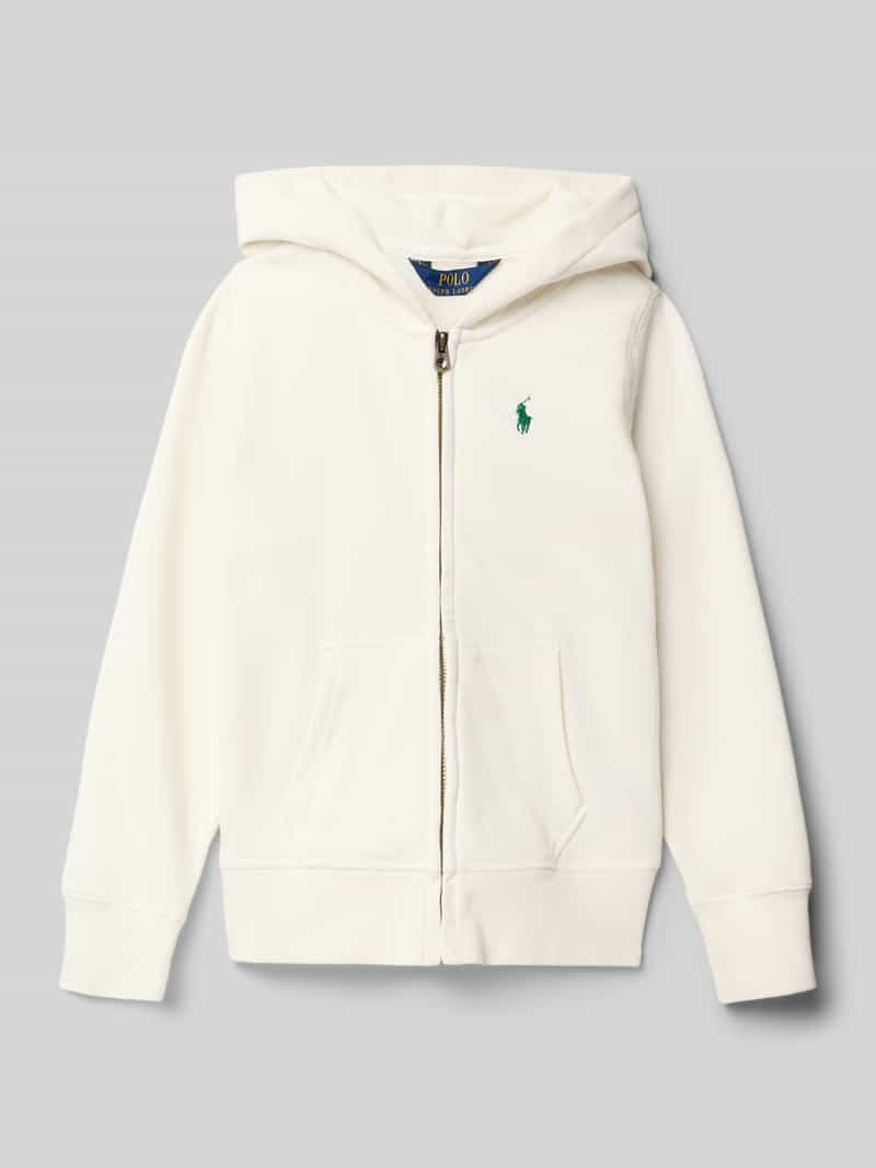 Bluza rozpinana z wyhaftowanym logo