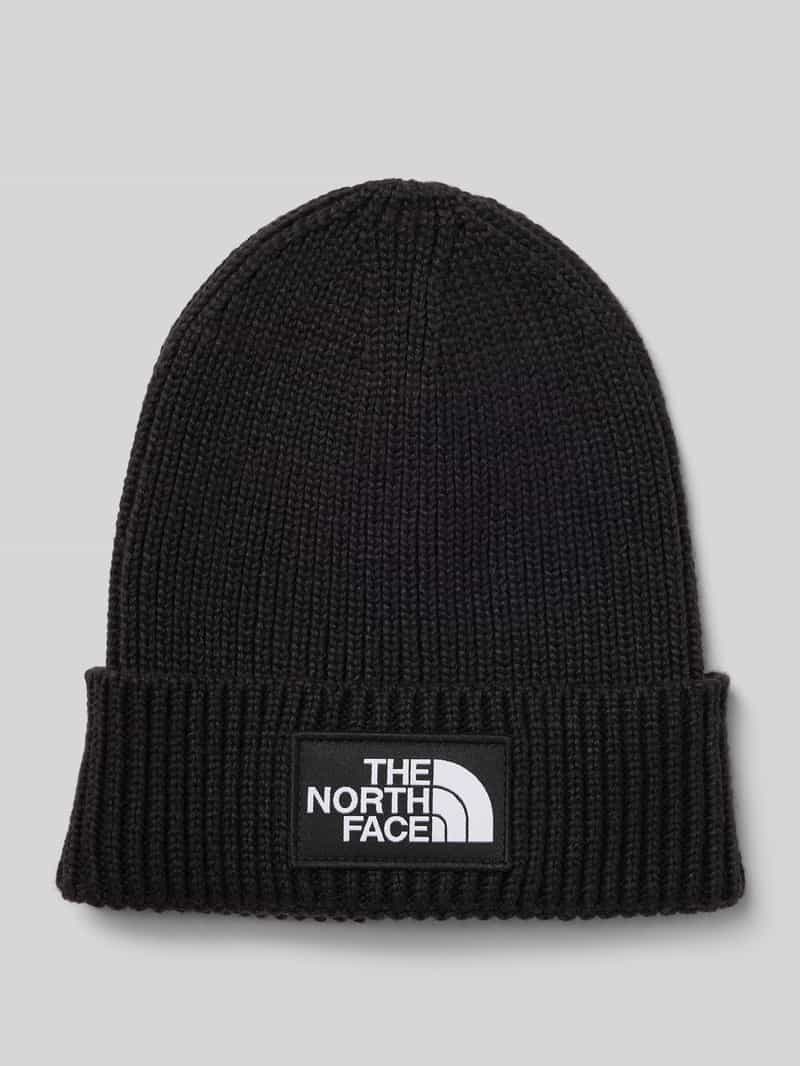 Czapka beanie z detalem z logo