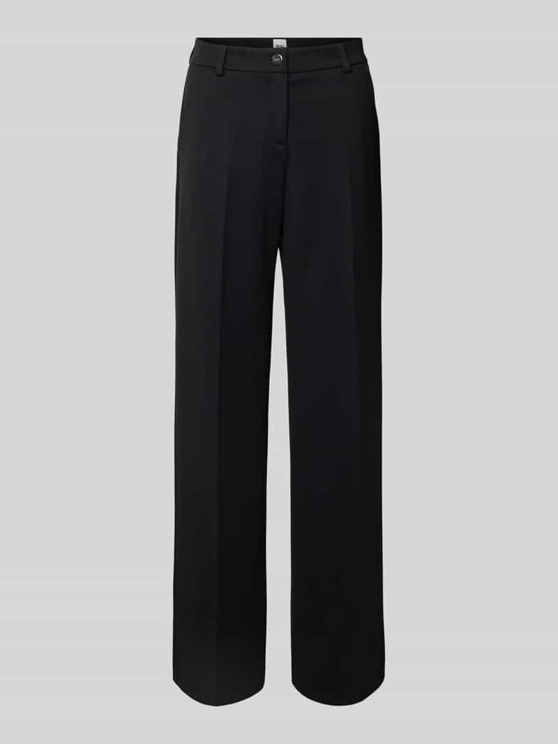 Spodnie materiałowe o kroju regular fit w kant model ‘Maine’