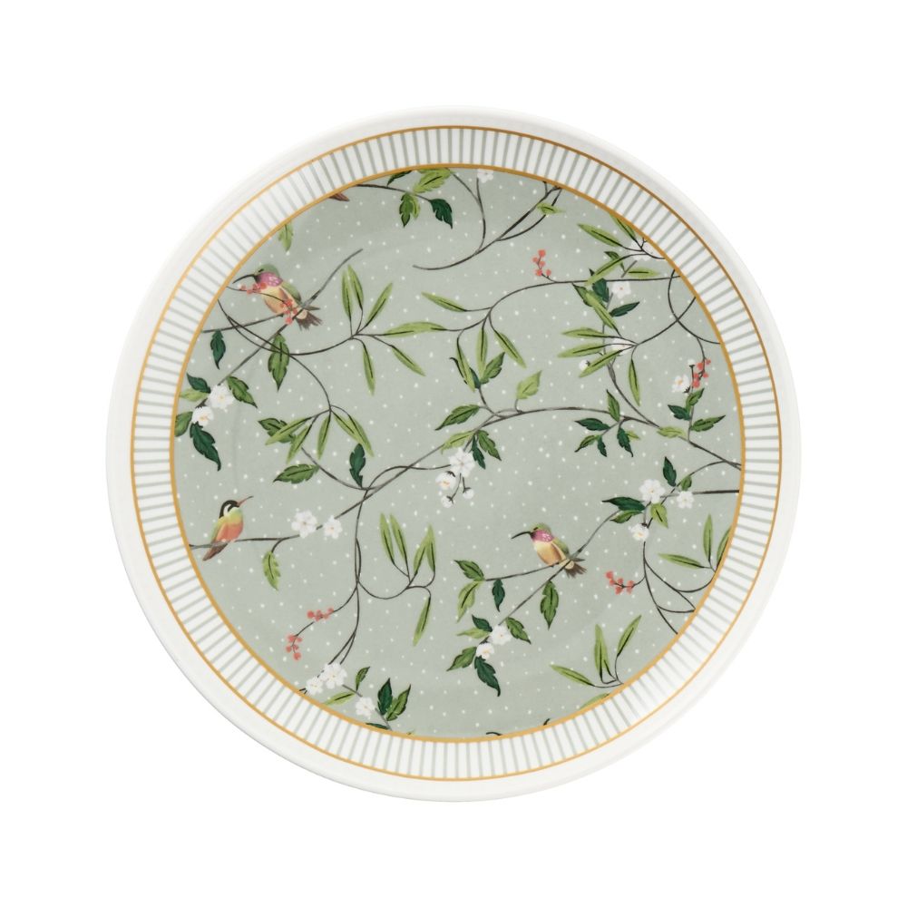 Talerzyk deserowy porcelanowy 20 cm NORIKO GREEN