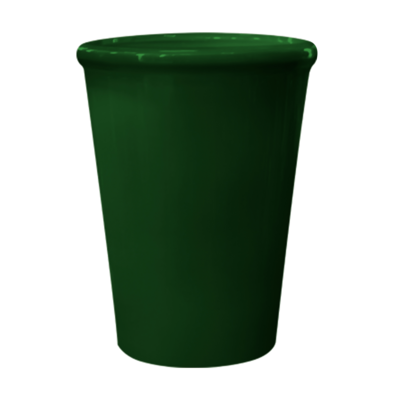 Doniczka ceramiczna z podstawką palma (palmowa) zielony 20 cm