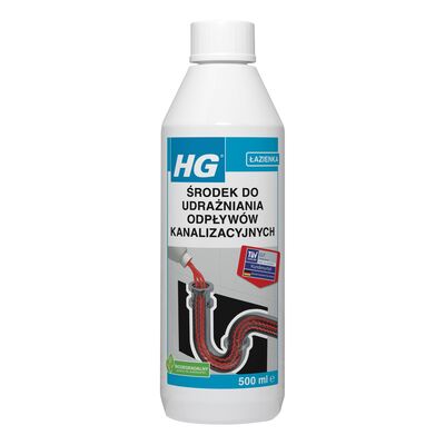 Środek do udrażniania odpływów kanalizacyjnych 500 ml HG