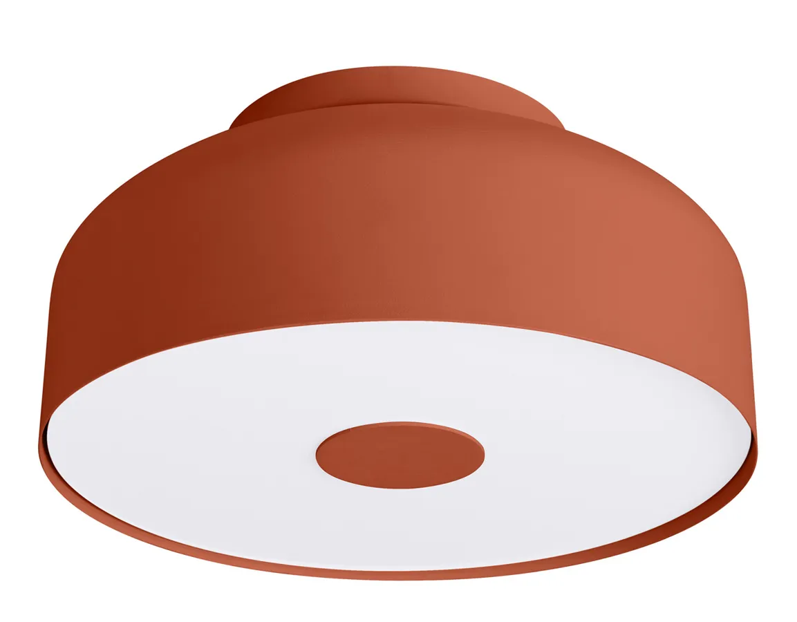 Czerwony okrągły plafon - J113-Zorium