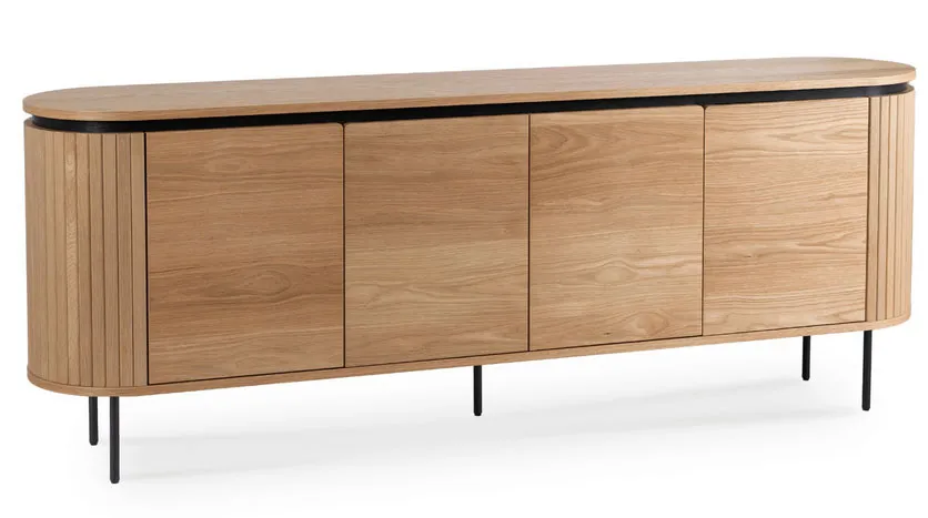 Nowoczesna komoda na nóżkach 200cm dąb - Dakoris