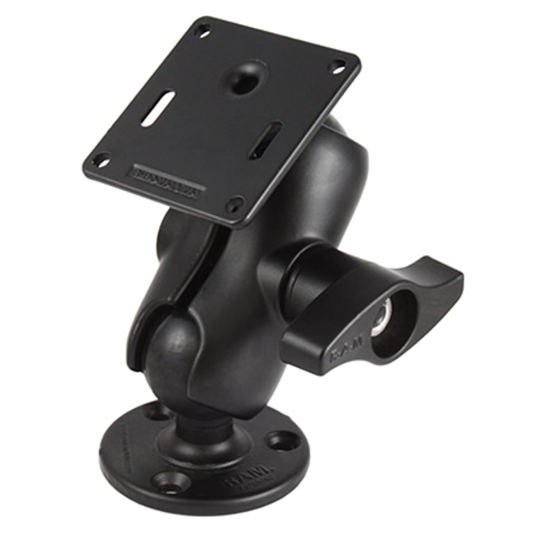 RAM Mounts RAM-D-101U-C-MI1-2461 zestaw montażowy Czarny Aluminium RAM-D-101U-C-MI1-2461