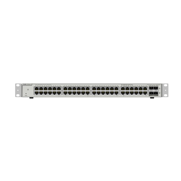 Ruijie Networks RG-NBS3200-48GT4XS łącza sieciowe Zarządzany L2 Gigabit Ethernet (10/100/1000) Szary