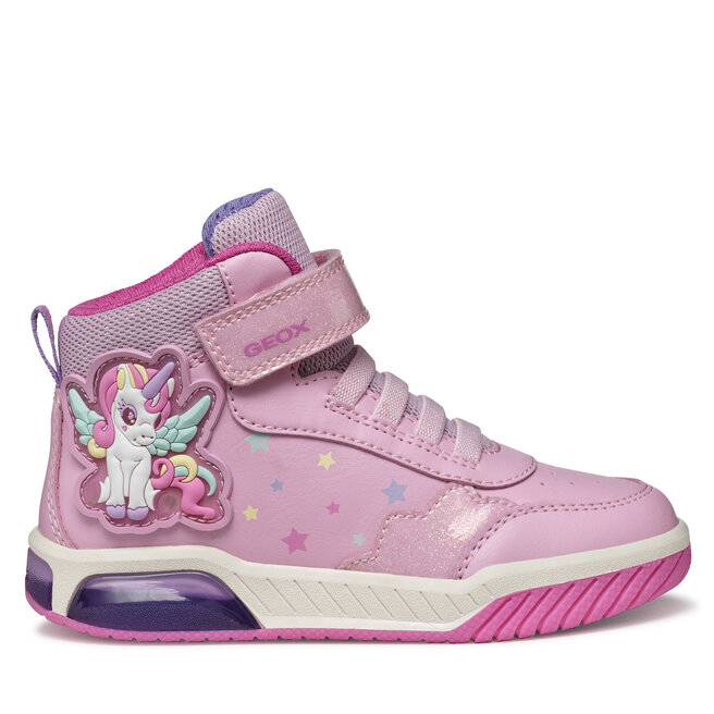 Sneakersy Geox J Inek J56ASA 0BCKC C8206 D Różowy