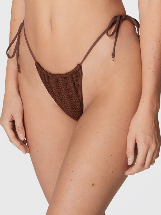 Seafolly Dół od bikini Sea Dive 40687-861 Brązowy