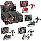 Klocki 2w1 motocykl robot 63 elementy MIX