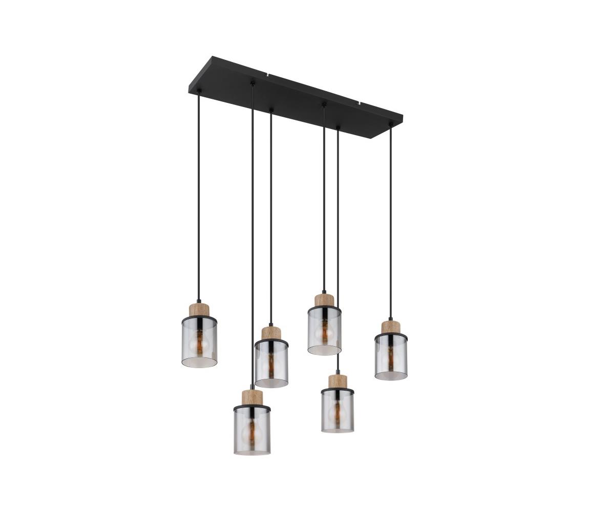 Globo 15707-6H - Żyrandol na lince REID 6xE27/15W/230V