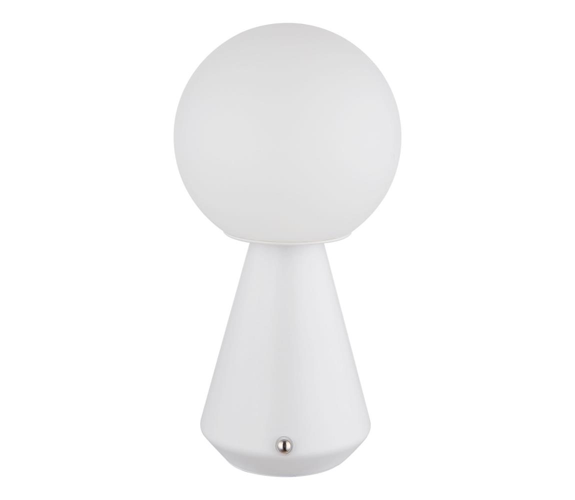 Globo 21029W - LED Ściemnialna akumulatorowa dotykowa lampa stołowa SORA 1,5W/5V 1800 mAh biała