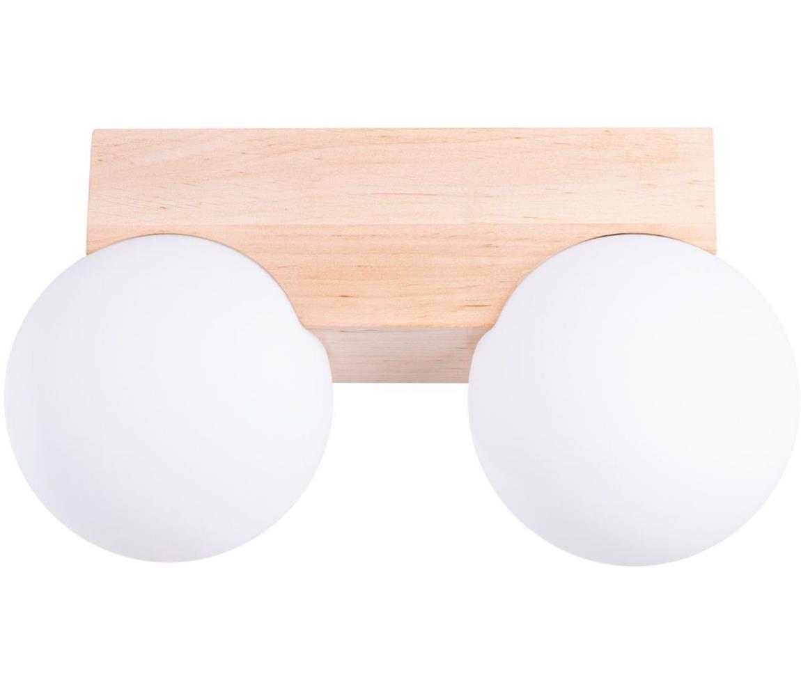 Sollux SL.1683 - Lampa sufitowa BULBO 2xG9/8W/230V buk/biała