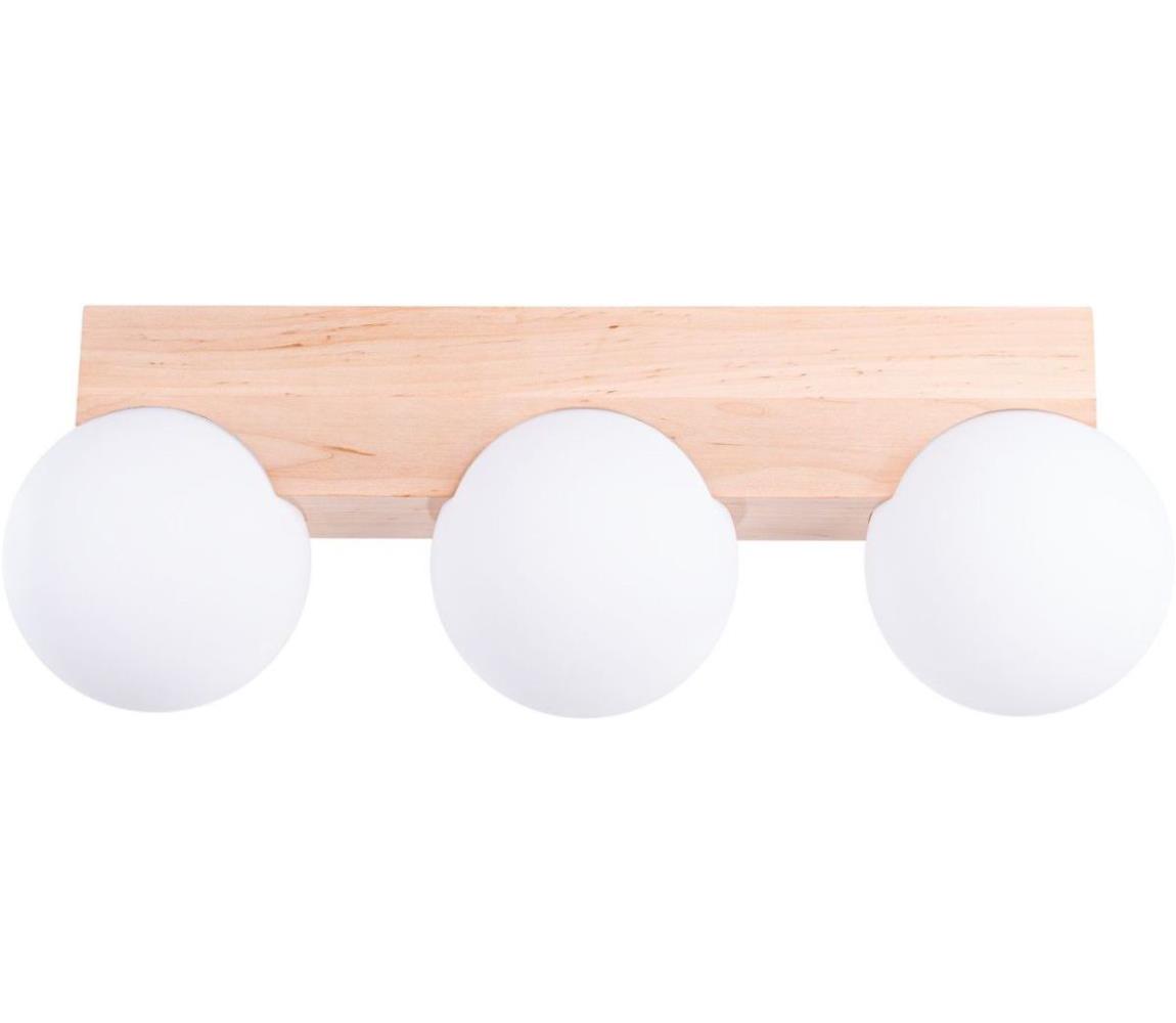 Sollux SL.1684 - Lampa sufitowa BULBO 3xG9/8W/230V buk/biała