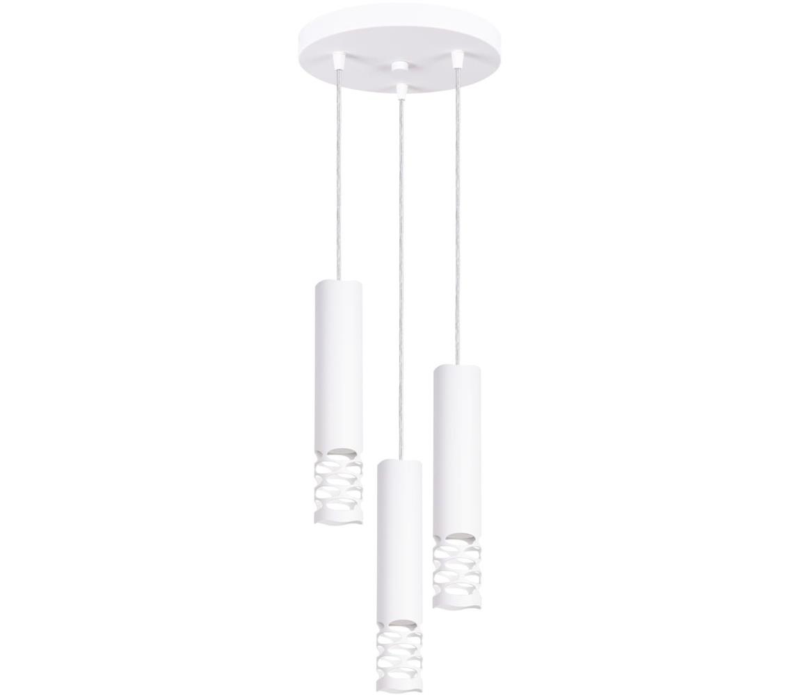 Sollux SL.1694 - Żyrandol na lince LIRO 3xGU10/10W/230V biały
