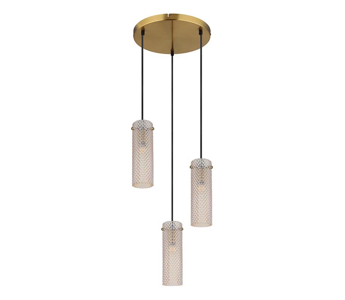 Globo 15775-3HR - Żyrandol na lince KAROLO 3xE14/40W/230V