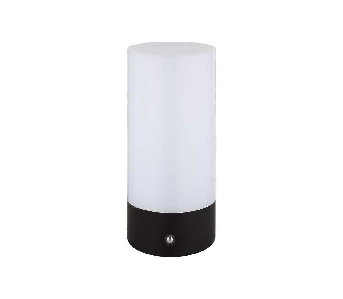 Globo 21040SRGB - LED RGB Ściemnialna akumulatorowa dotykowa lampa stołowa LEX 1,8W/5V 1500 mAh czarna