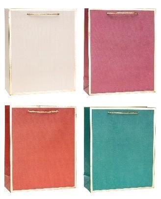 Torebka ozdobna 26x32x10cm hot-stamp mix Rozette - artykuł papierniczy