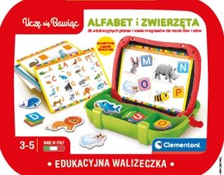 Edukacyjna walizeczka alfabet i zwierzęta 50273 - zabawka
