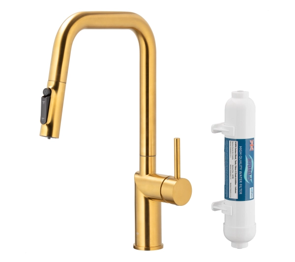 KFA Armatura Duero Pure 6623-312-31 Złoty mat Stal szlachetna