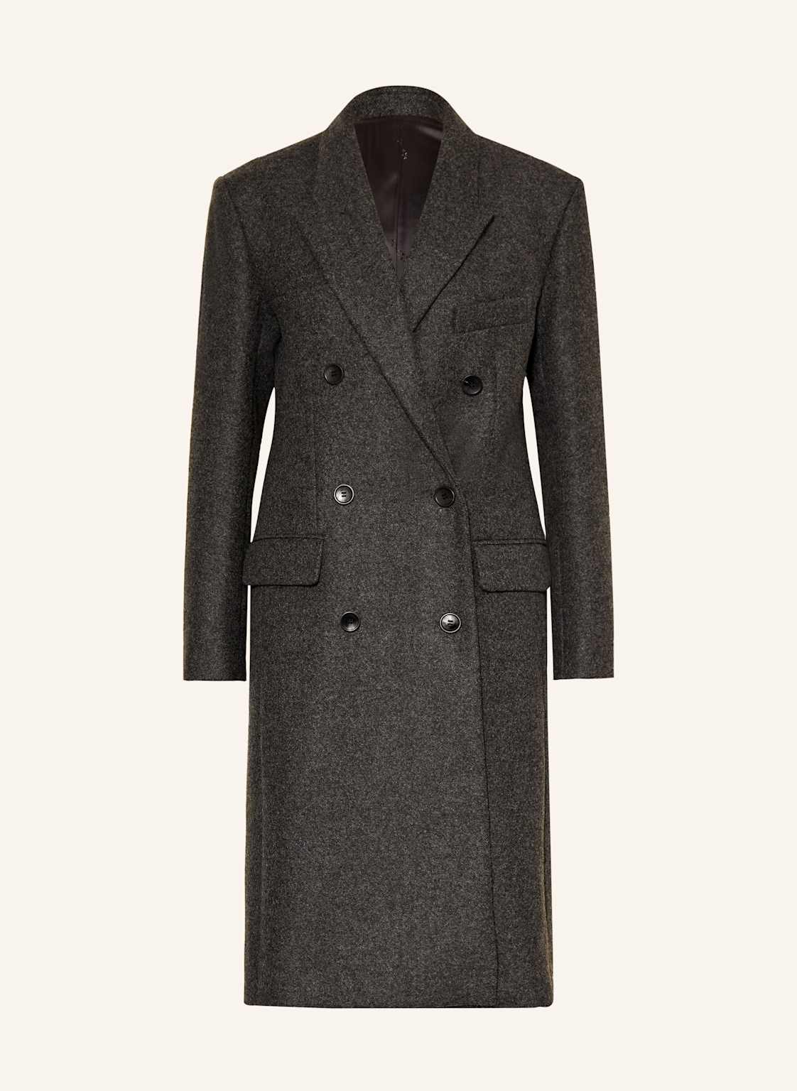 Isabel Marant Płaszcz Wełniany Irene grau