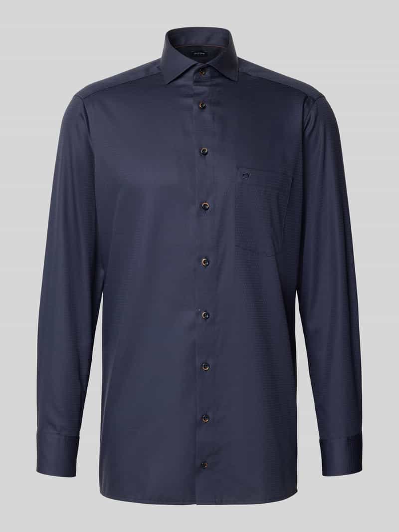 Koszula biznesowa o kroju slim fit z czystej bawełny