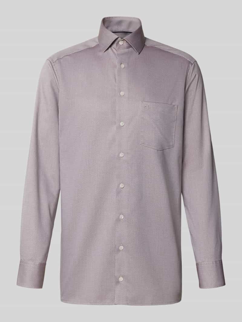 Koszula biznesowa o kroju modern fit z kołnierzykiem typu kent model ‘Global Kent’