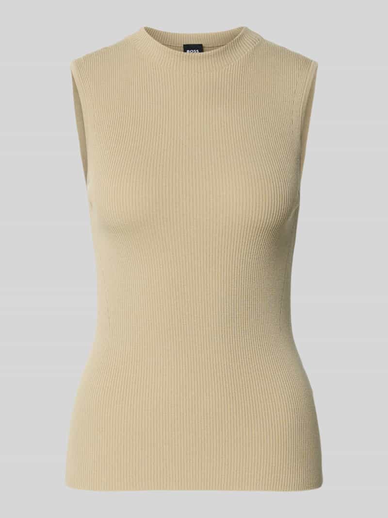 Top o kroju slim fit z mieszanki wiskozy model ‘FESKIES’